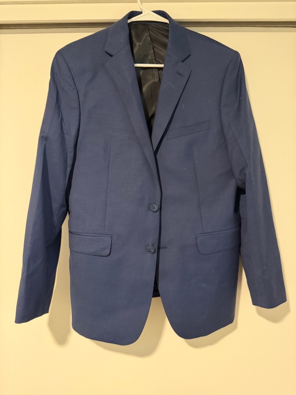 Calvin Klein Blue Two-Button Suite Jacket 40S